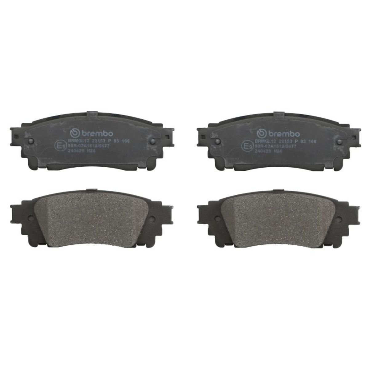 Brembo Bremsbelagsatz P 83 166