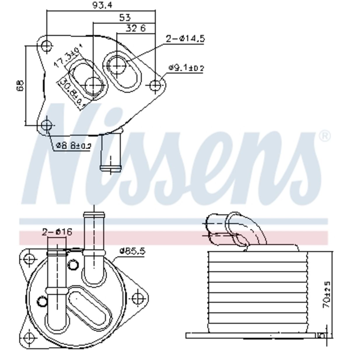 Image of Olie radiator, automatische versnellingsbak