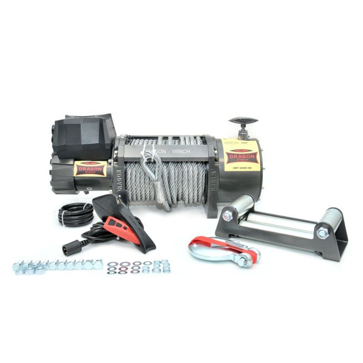 Treuil pour porte-voitures et véhicules spéciaux DRAGON WINCH DWT22000HD