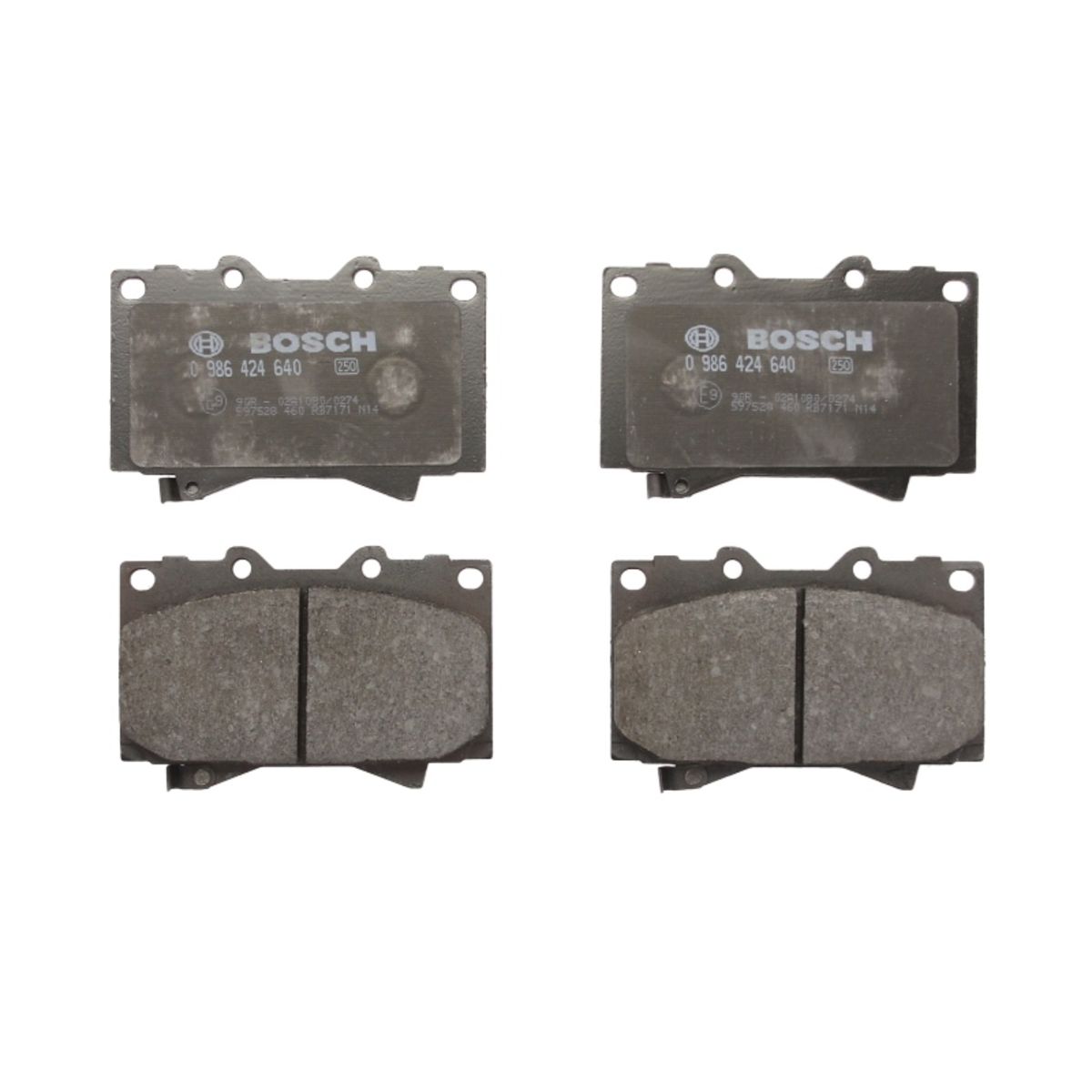 Plaquettes de frein Low-Metallic 0 986 424 640 BOSCH pour LEXUS TOYOTA - Image 5
