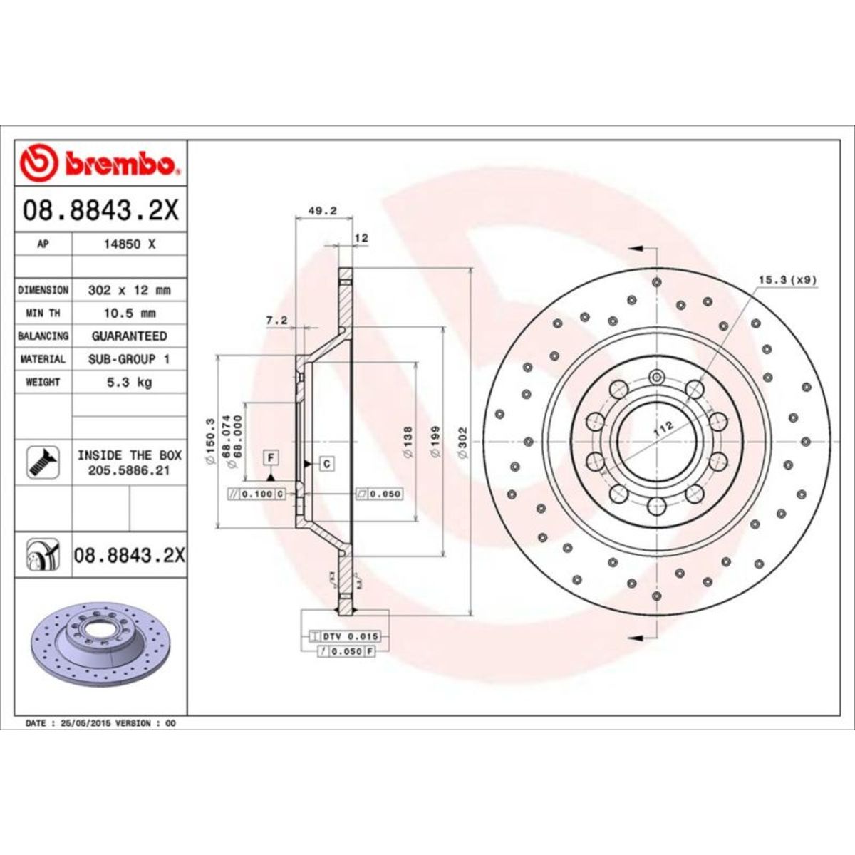 Image of Remschijf  XTRA LINE  , 1 Stuk