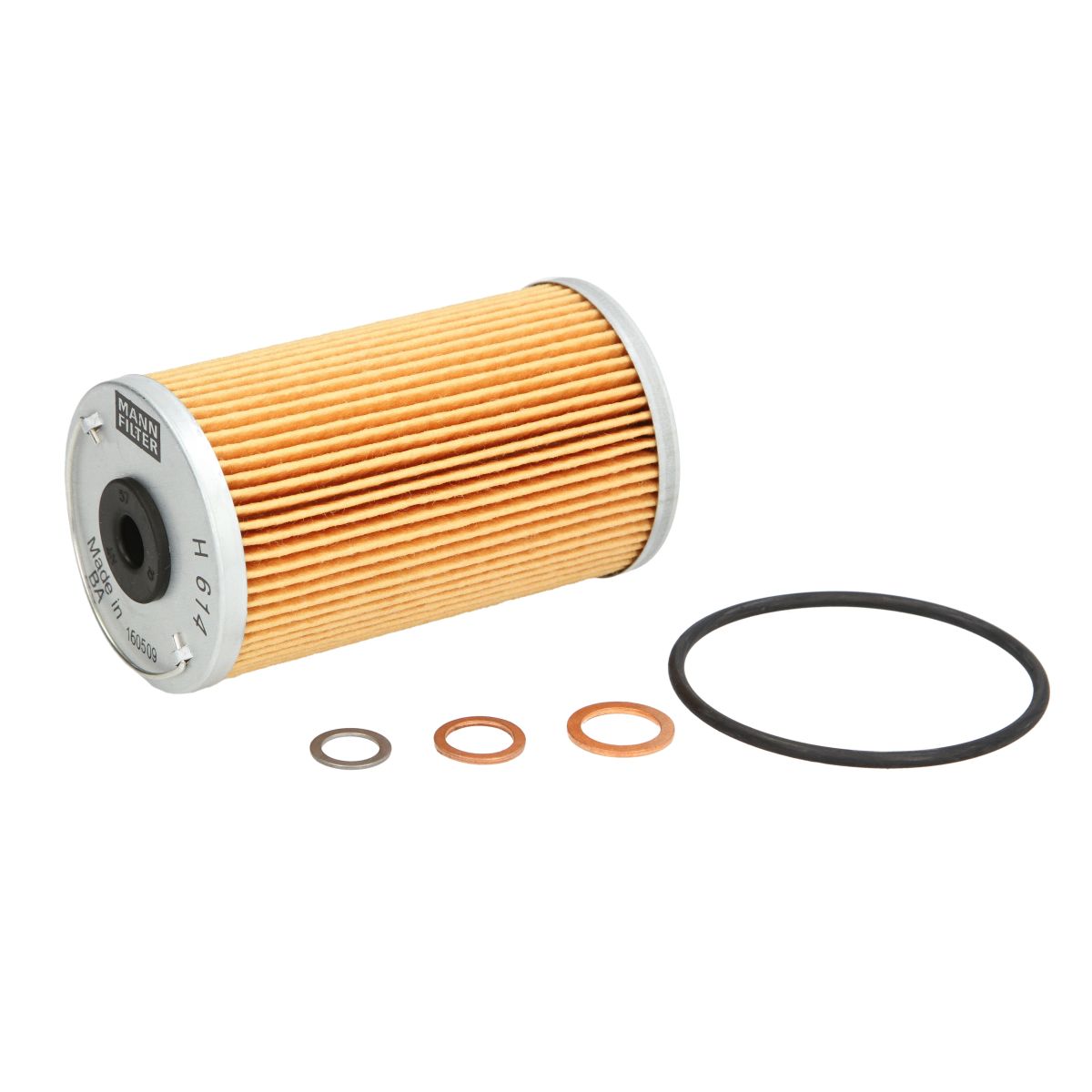 Ölfilter MANN-FILTER H 614 n für Mercedes-Benz