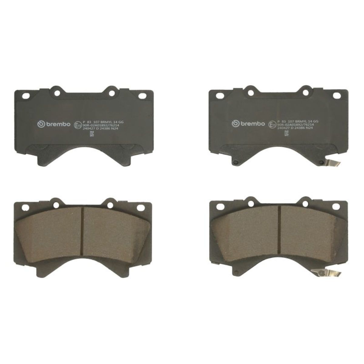 Brembo Bremsbelagsatz P 83 107