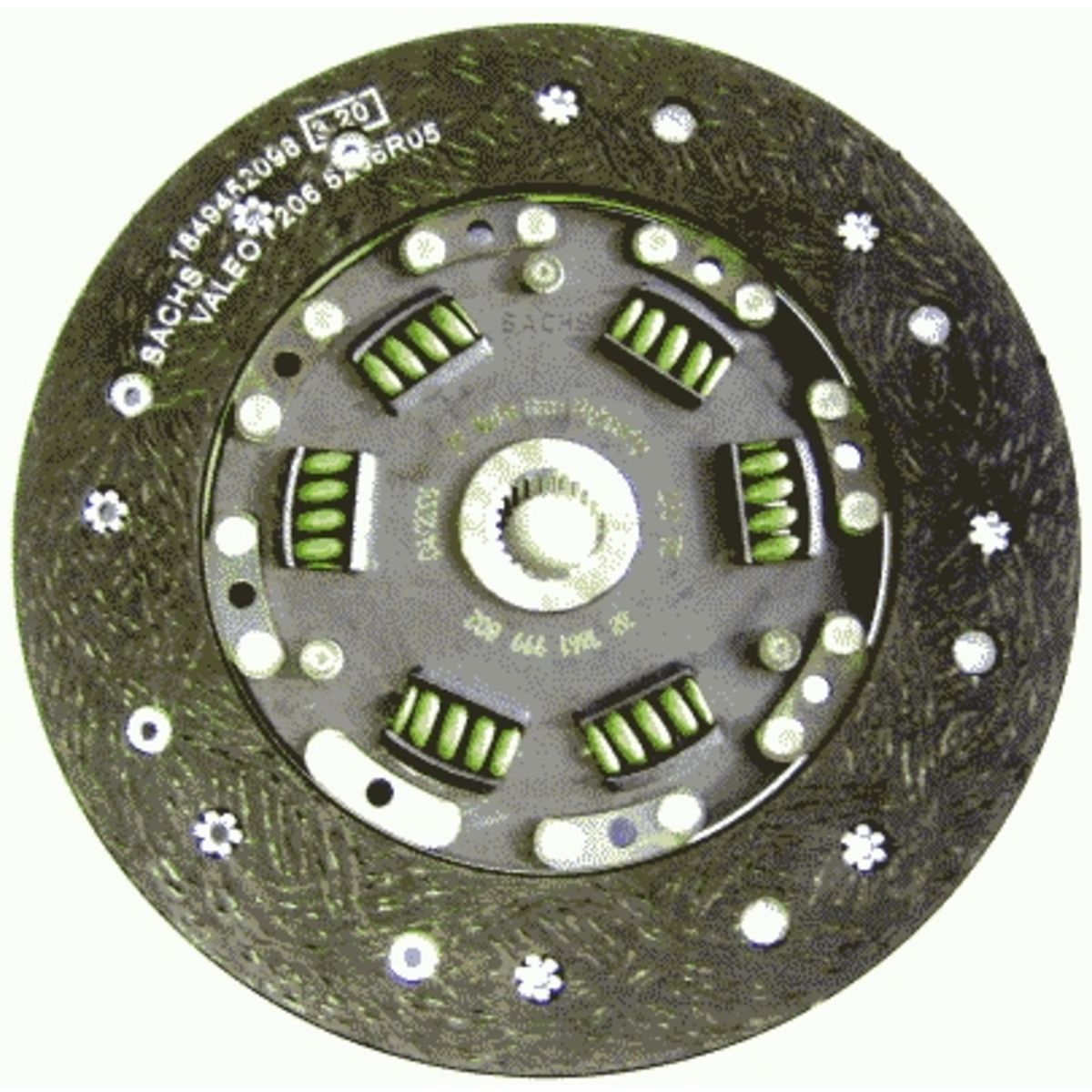 Disque d'embrayage SACHS 881861 999802