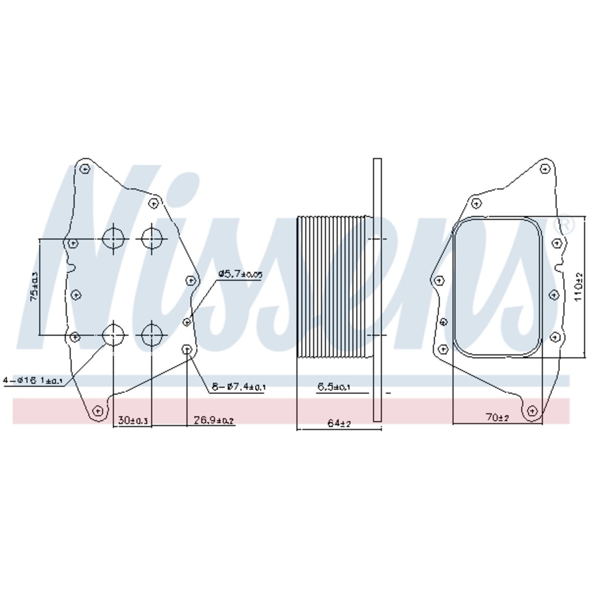 Olie radiator, motorolie