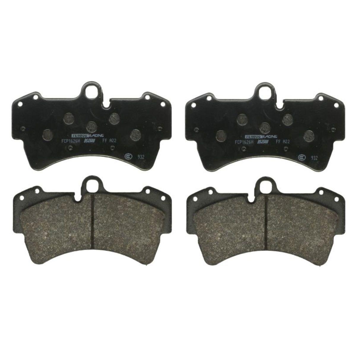 Plaquettes de frein sport non homologuées FERODO FCP1626H