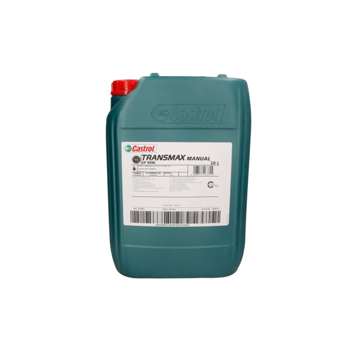 Castrol Versnellingsbakolie  Trans Manual EP 80W 20L
