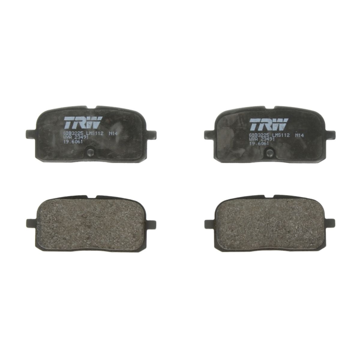 Trw Set Di Pastiglie Freno Gdb3225, Posteriore