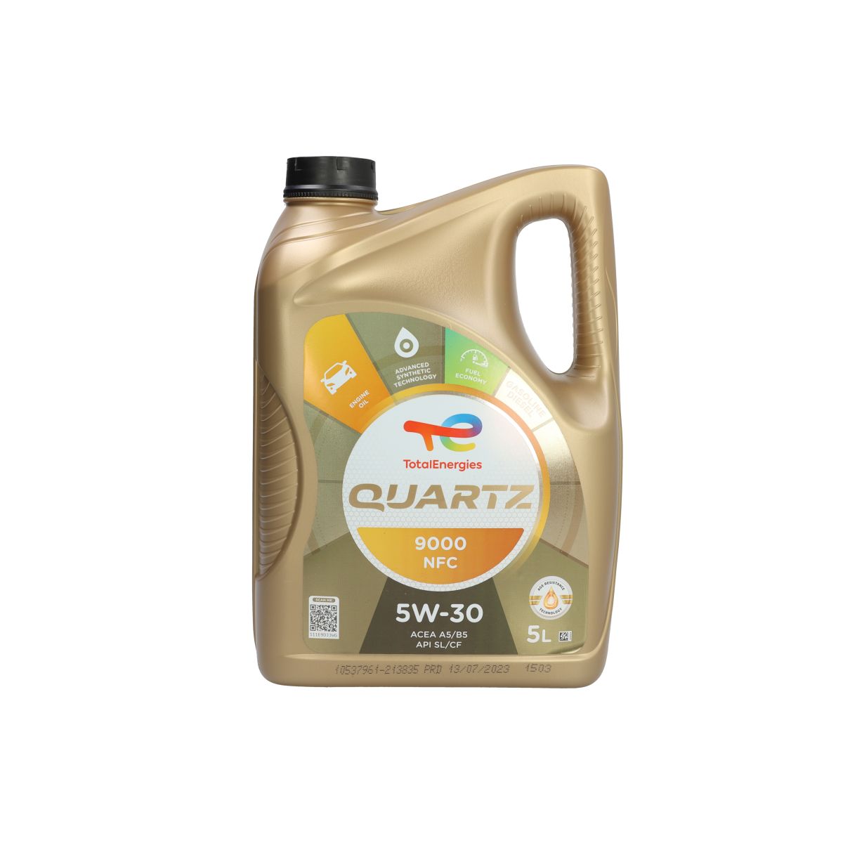 Huile moteur TotalEnergies 2213835 Quartz 5W30 5L