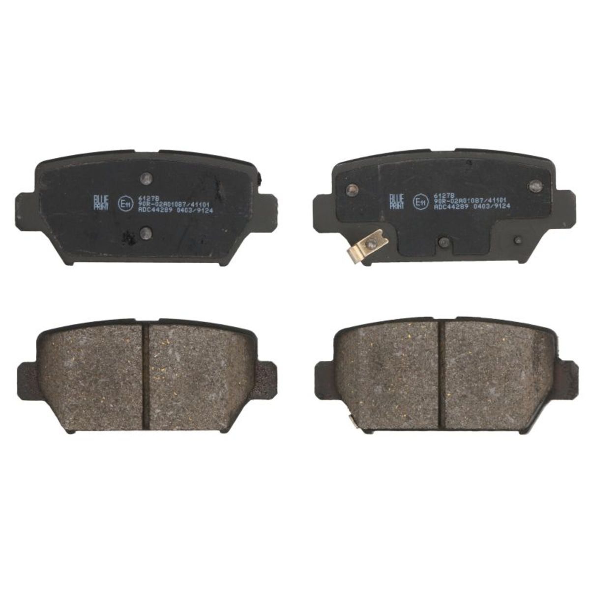 Bremsbelagsatz BLUE PRINT ADC44289, Hinten