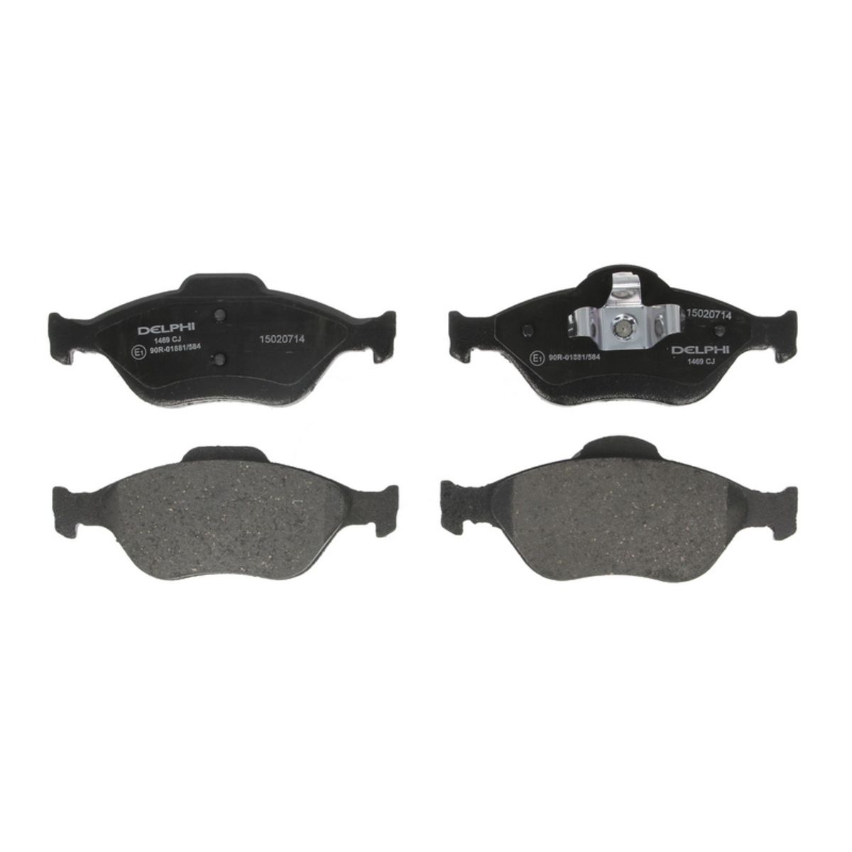 Set di pastiglie freno DELPHI LP1469, anteriore