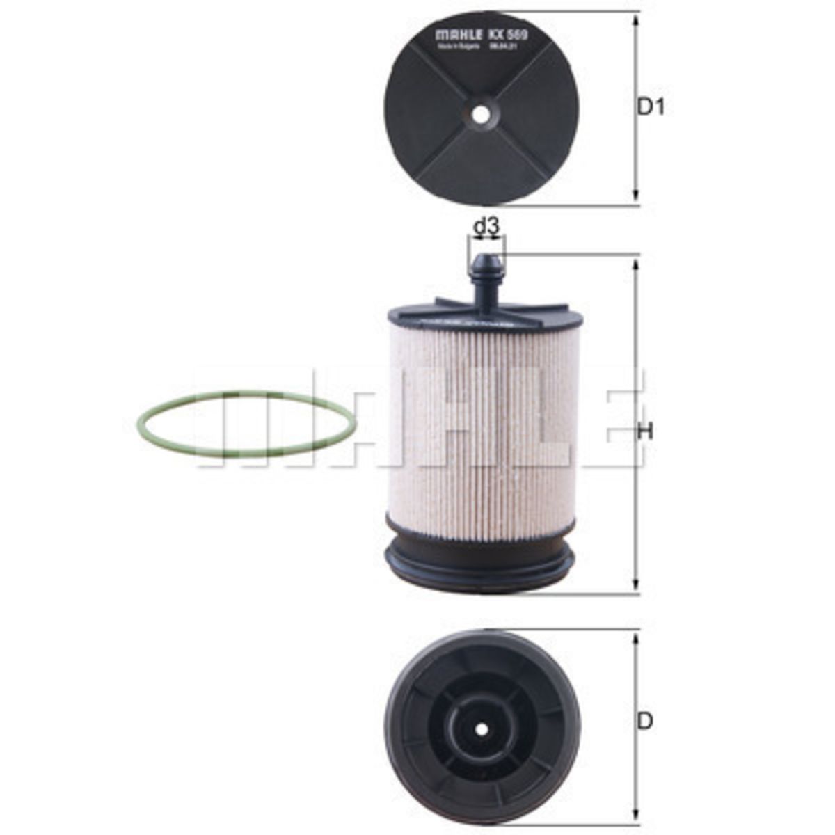 Image of Brandstoffilter  KX569D