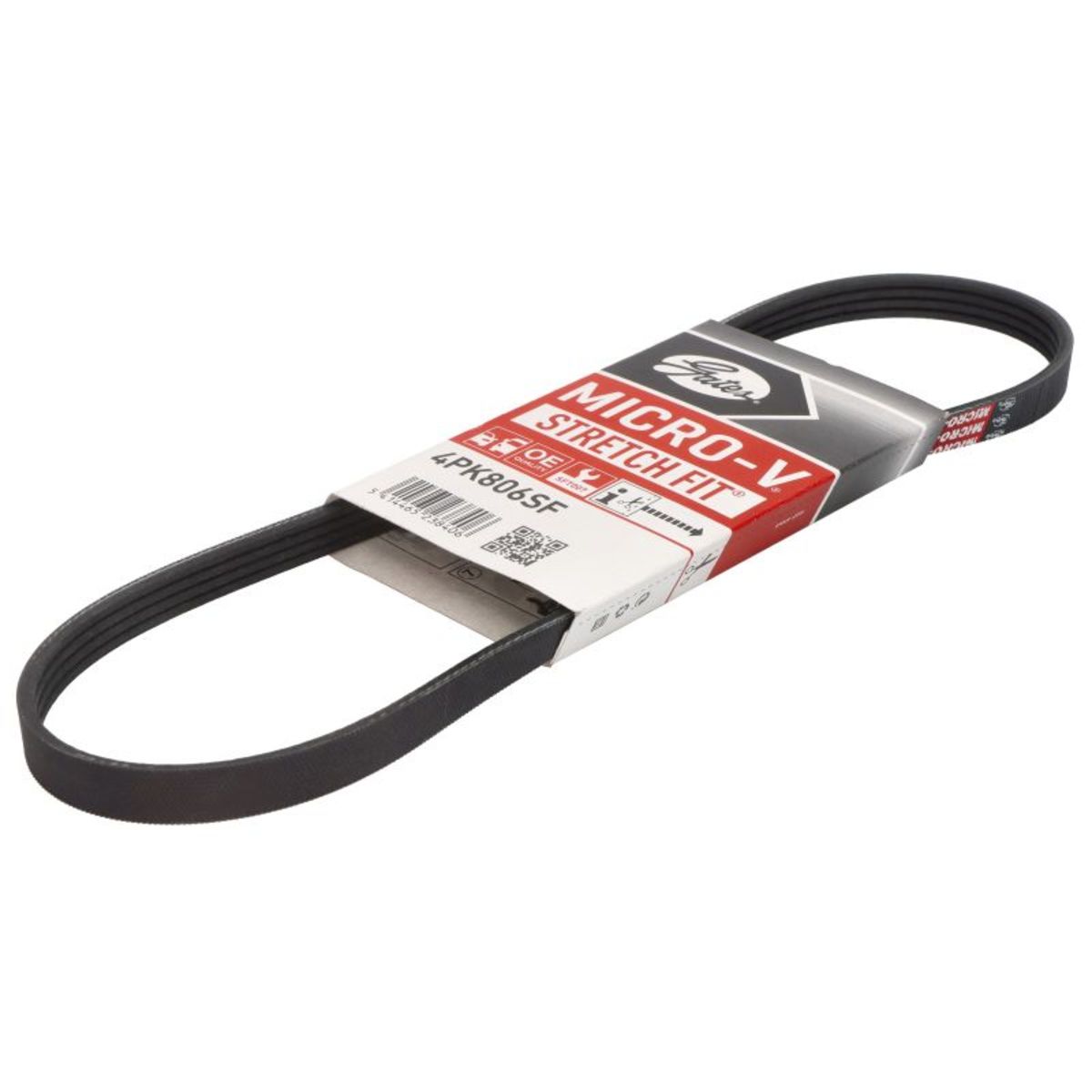 Negro Correa Poly V Gates 4Pk806sf