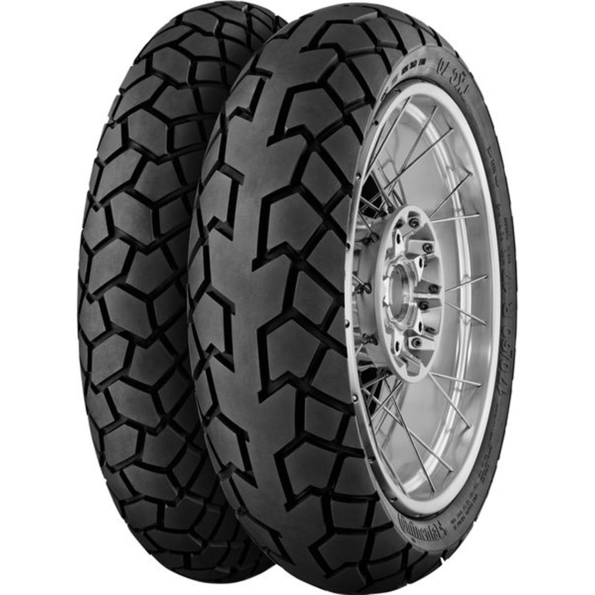 Image of TKC70 120/70ZR17 TL, Motorbanden voor