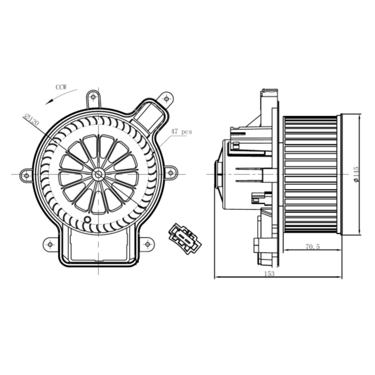 Nrf Binnenventilator 34270