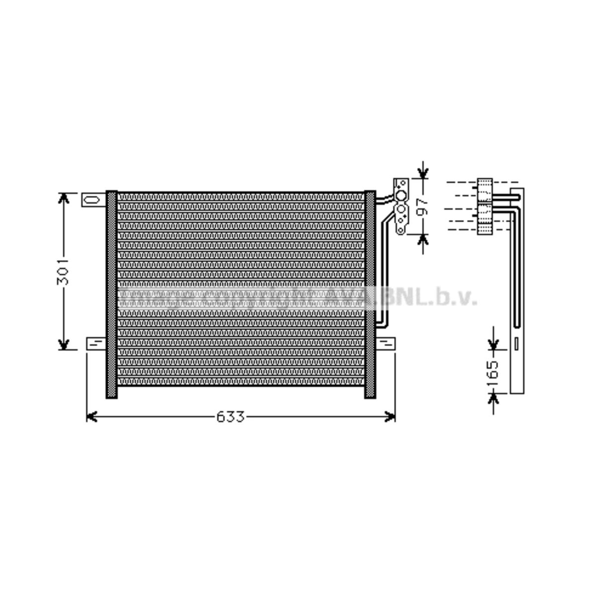 Image of Condensator, airconditioning   AVA