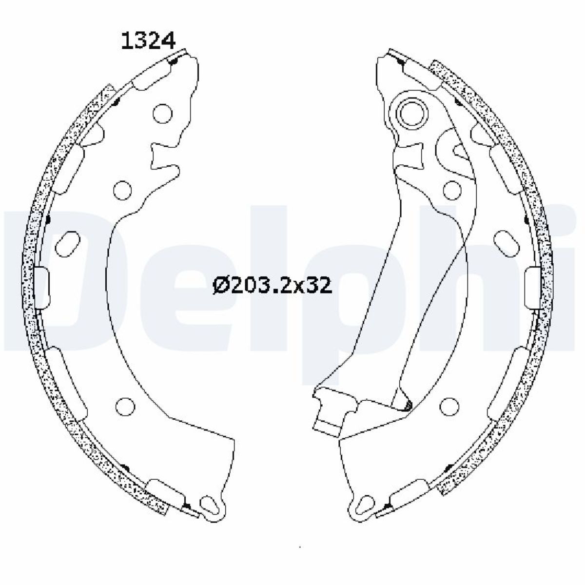 Für DELPHI LS2200 brake jaws. Bayon,i20 - Bild 8