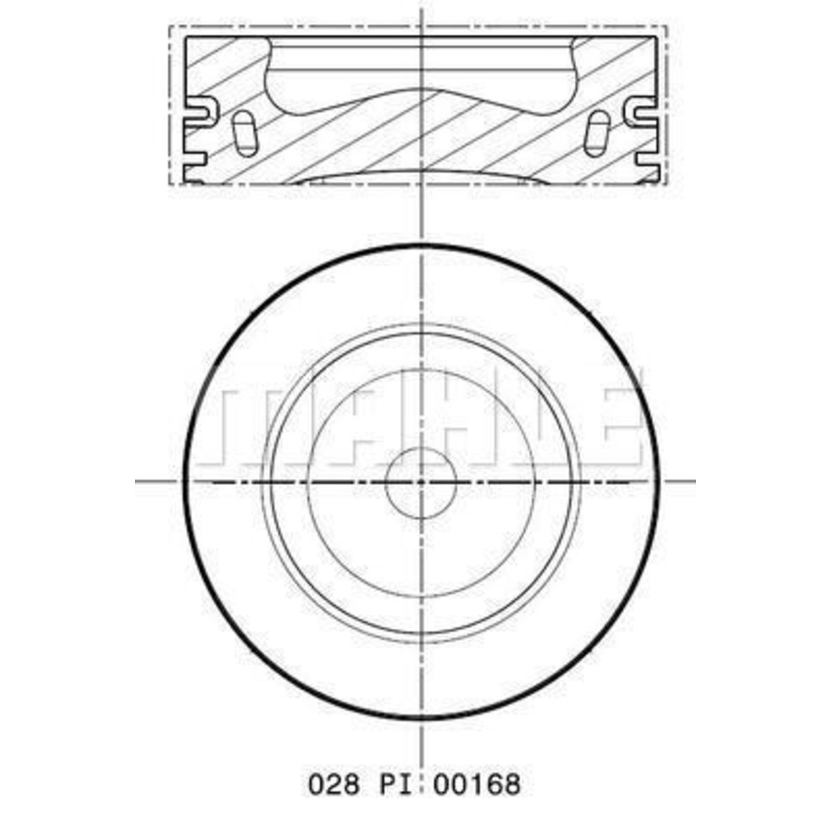 Mahle Pistone 028 Pi 00168 000