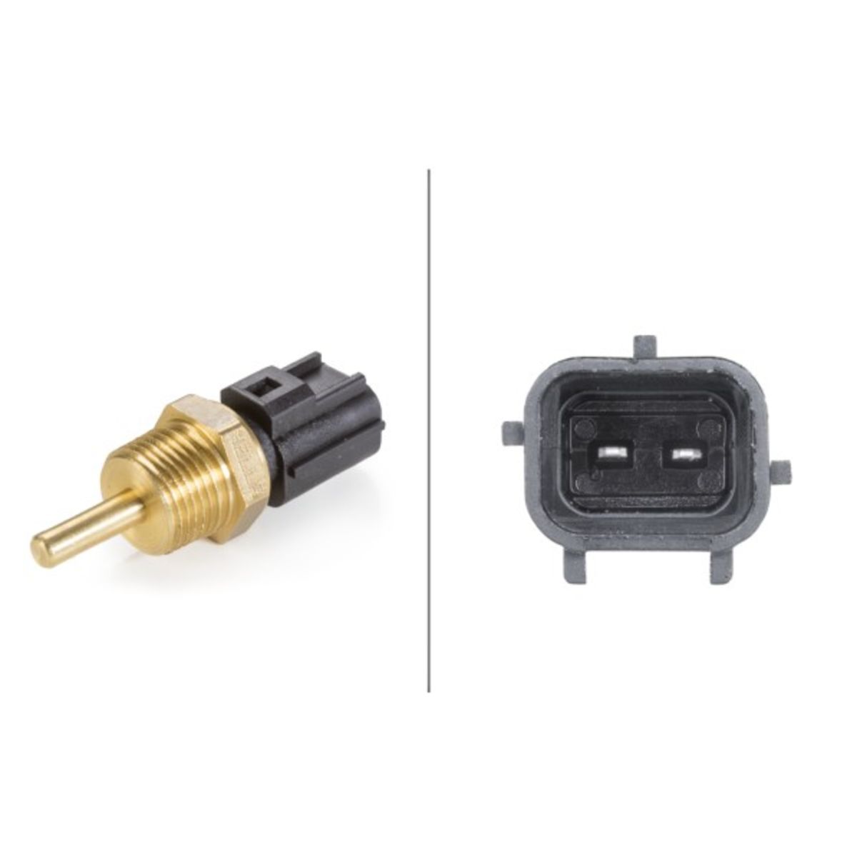 Hella Negro Sensor, Temperatura De Refrigerante 6Pt009 107-121