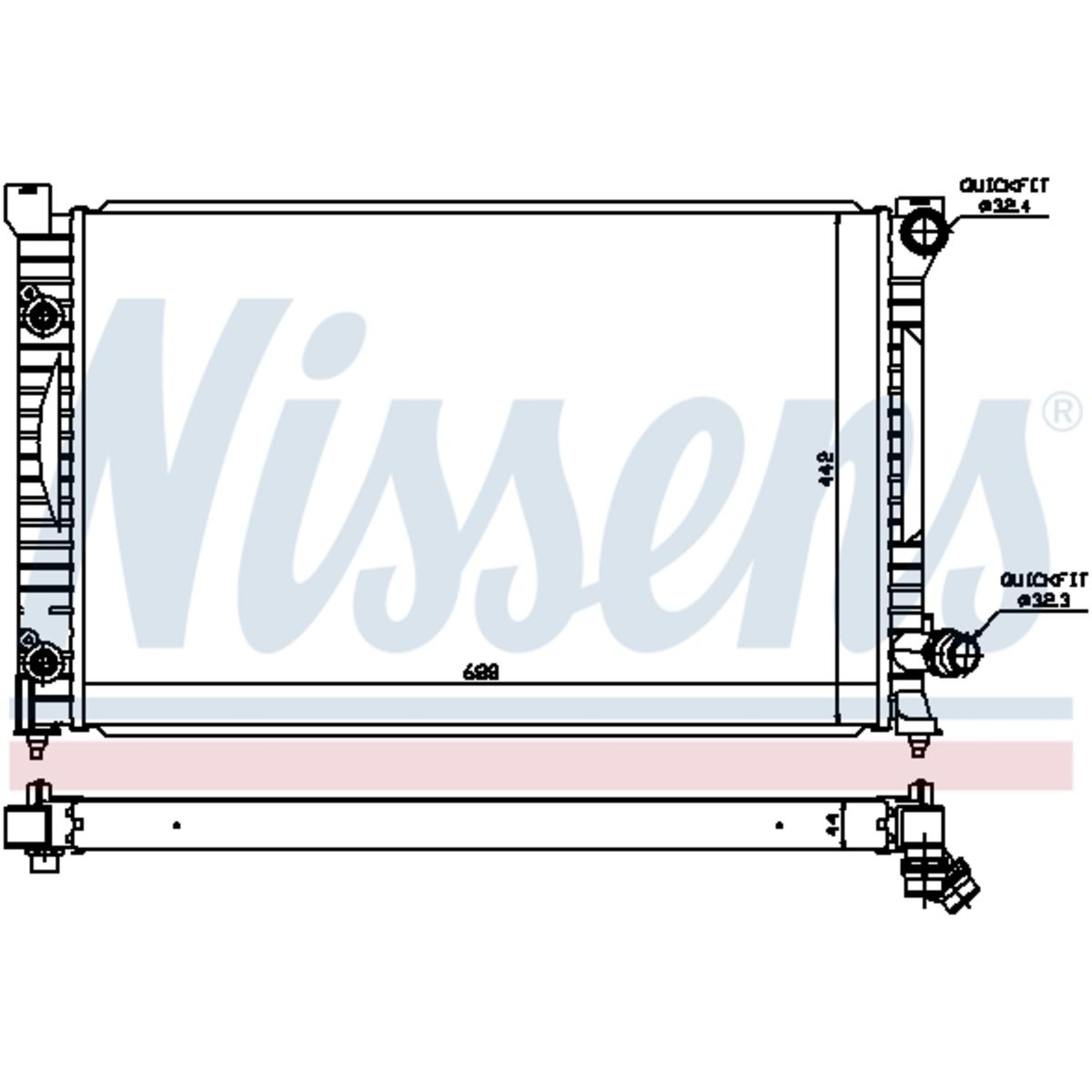 Image of Radiator, motorkoeling