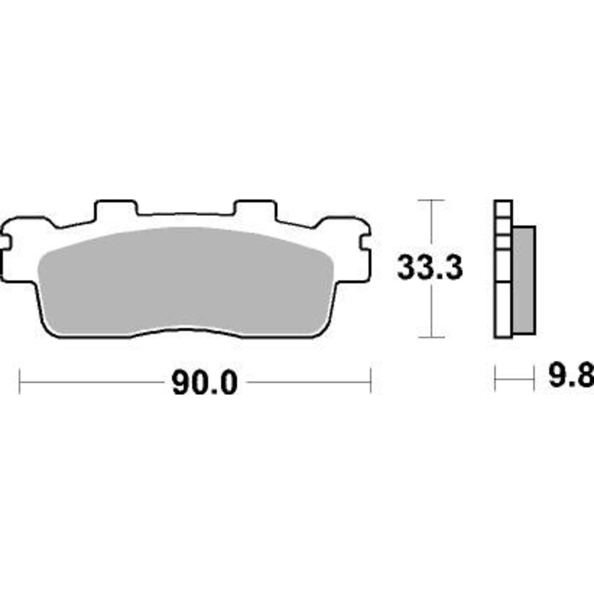 Bremsbelag BREMBO 07085