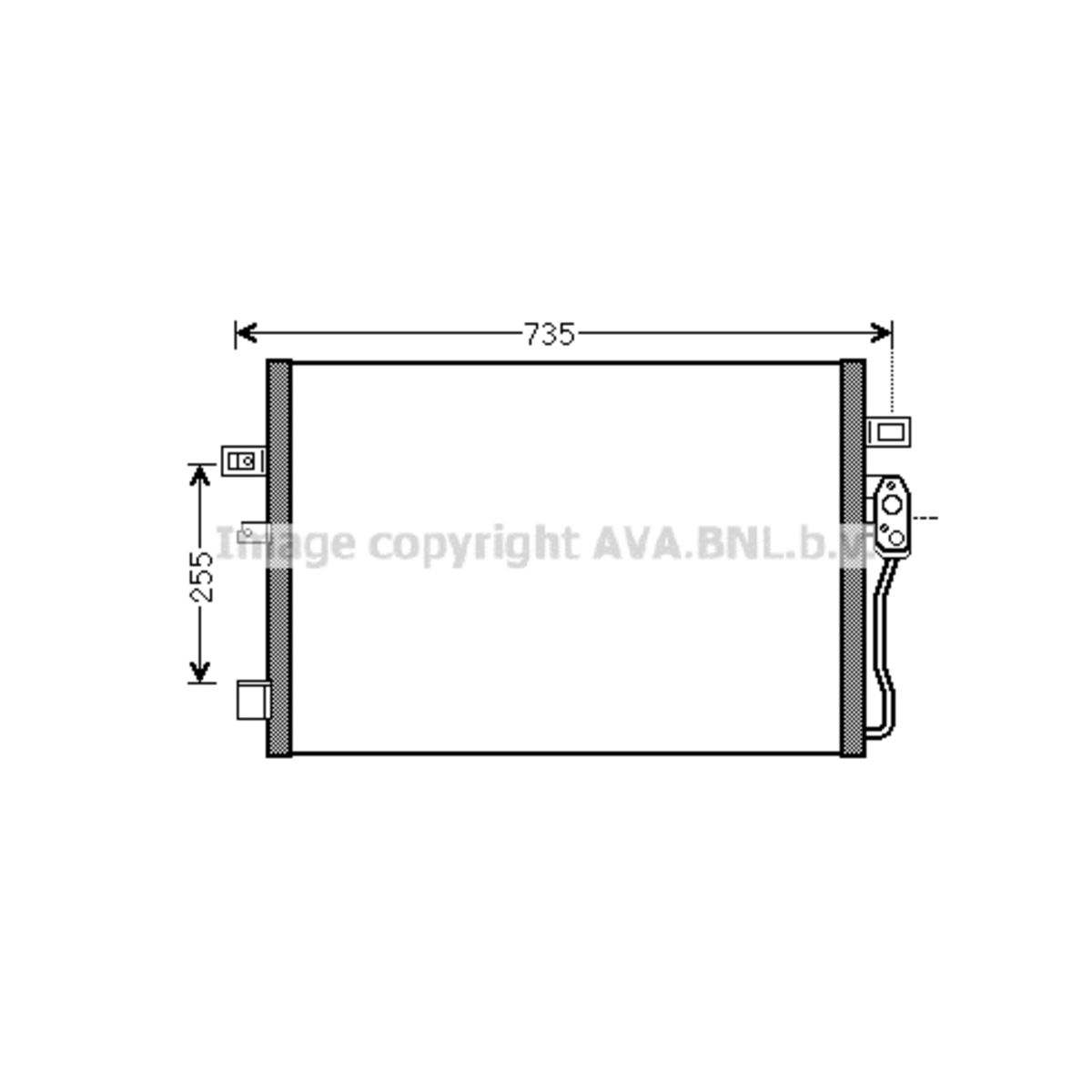 Image of Condensator, airconditioning   AVA