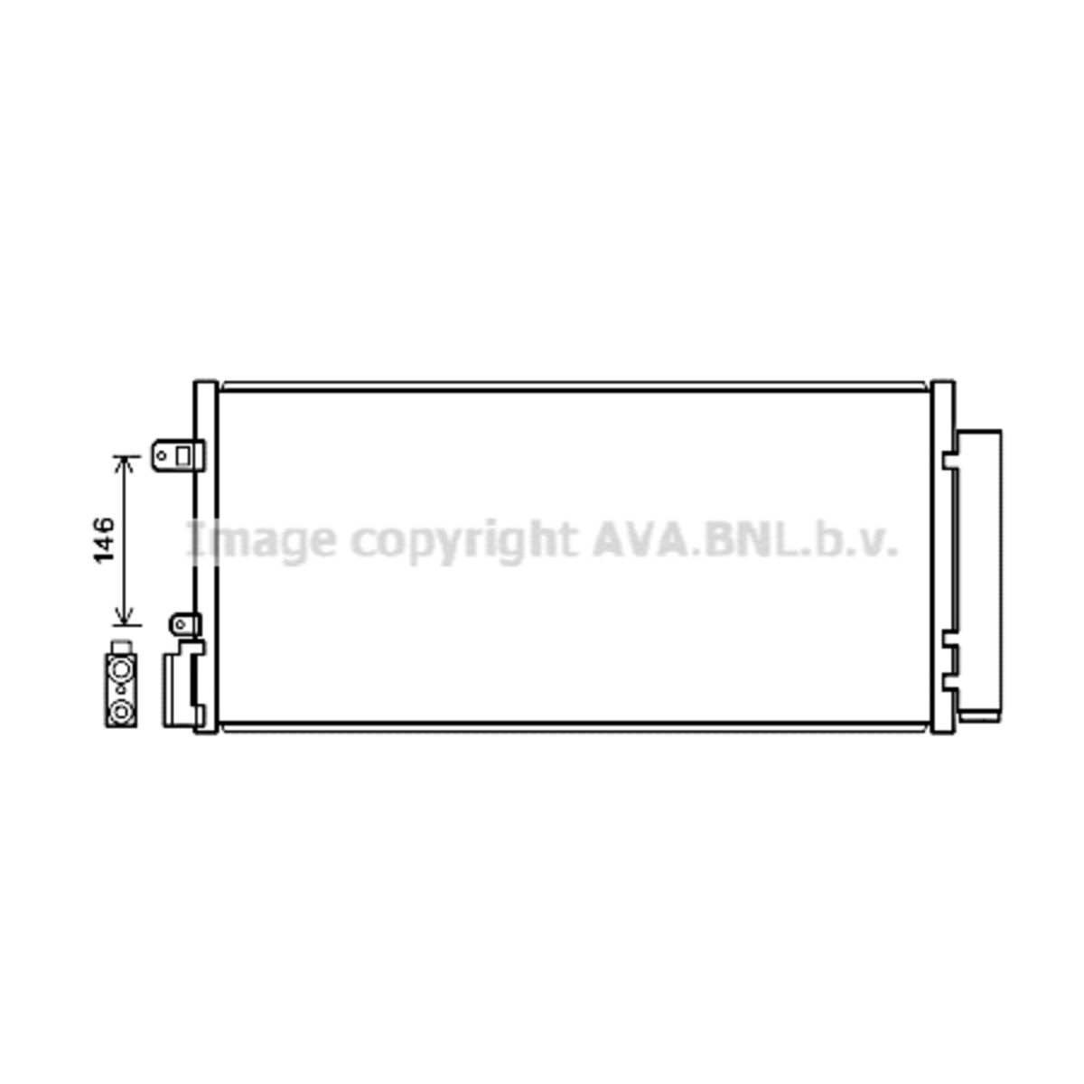 Image of Condensator, airconditioning   AVA