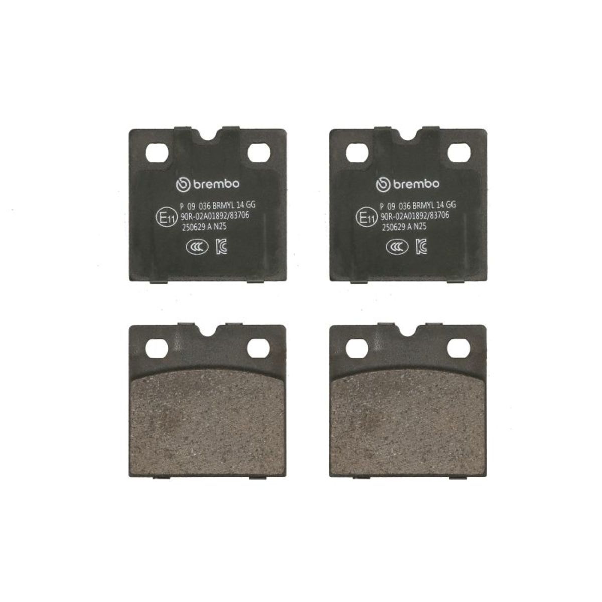 Brembo Bremsbelagsatz P 09 036
