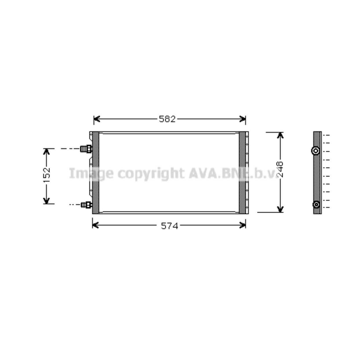Image of Condensator, airconditioning   AVA