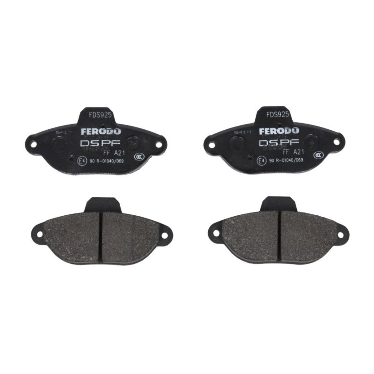 Jeu de plaquettes de frein FERODO Performance FDS925, avant