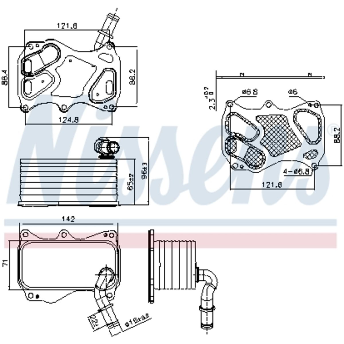 Olie radiator, motorolie