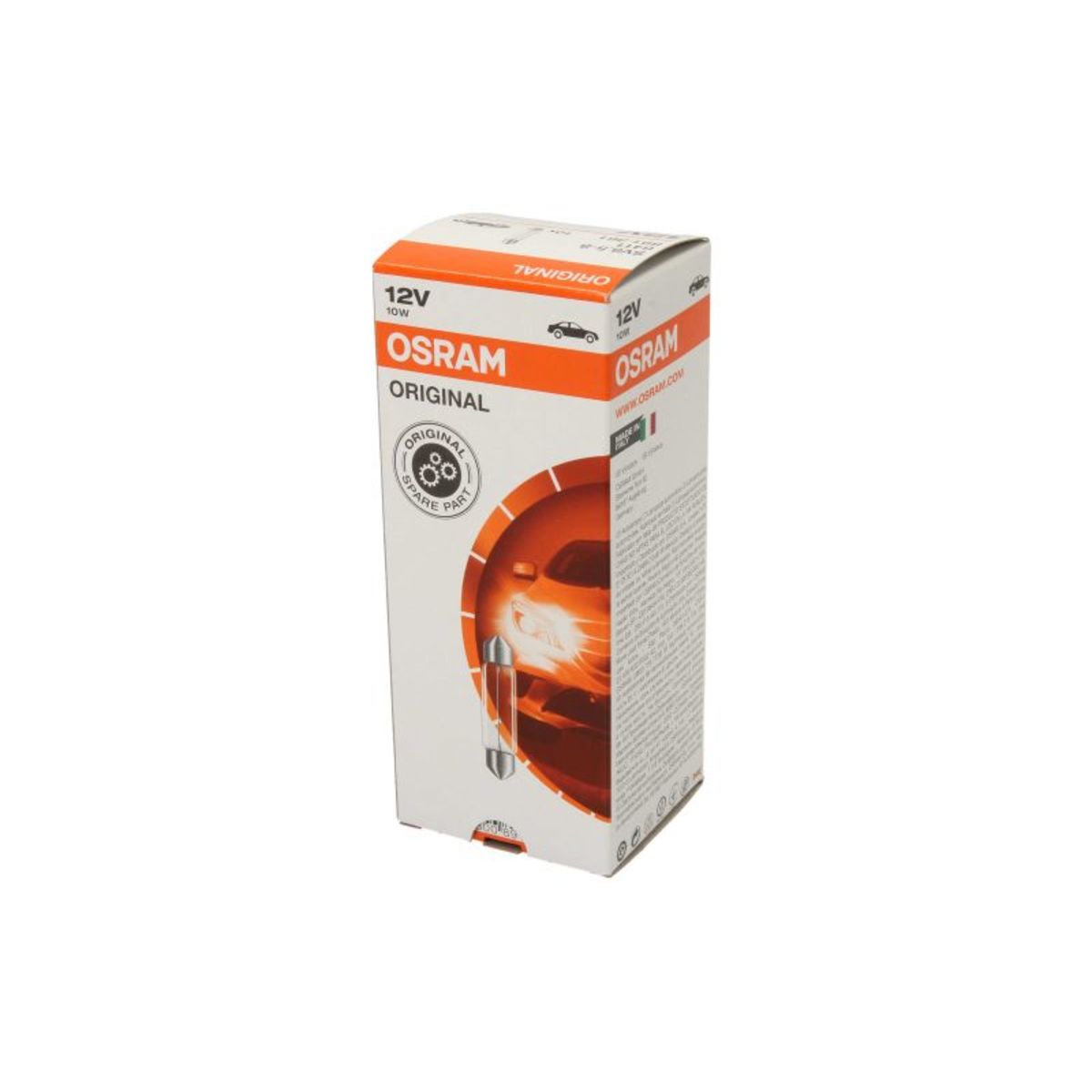 10 Lampadine 12V 100Lm OSRAM ORIGINAL FESTOON Adatte Per Diverse Auto - Immagine 6