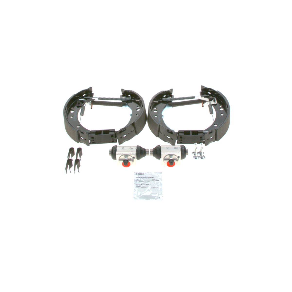 Image of Trommel set (schoenen, cilinders, veren)