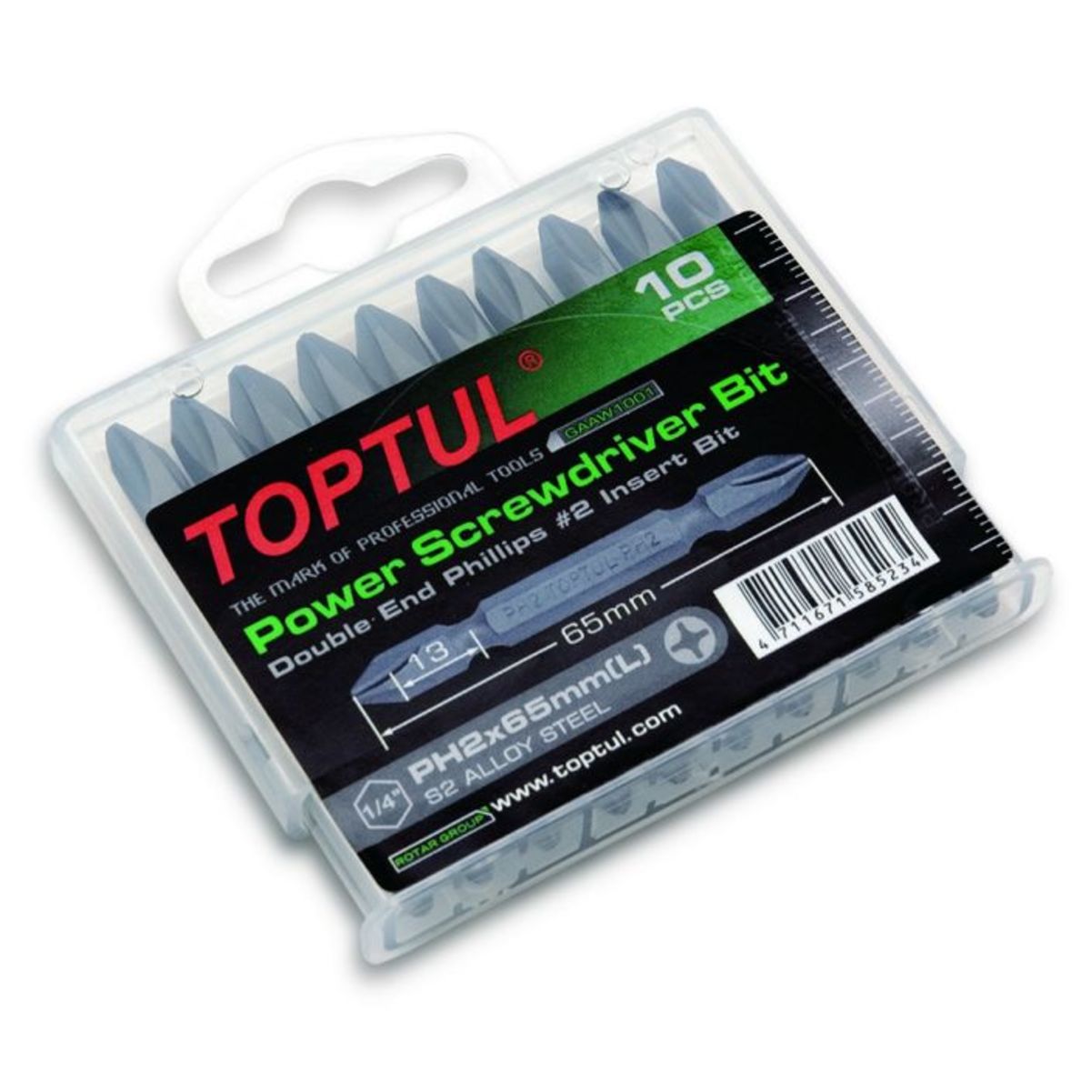 Toptul Schraubendreherklingenmischset Gaaw1001