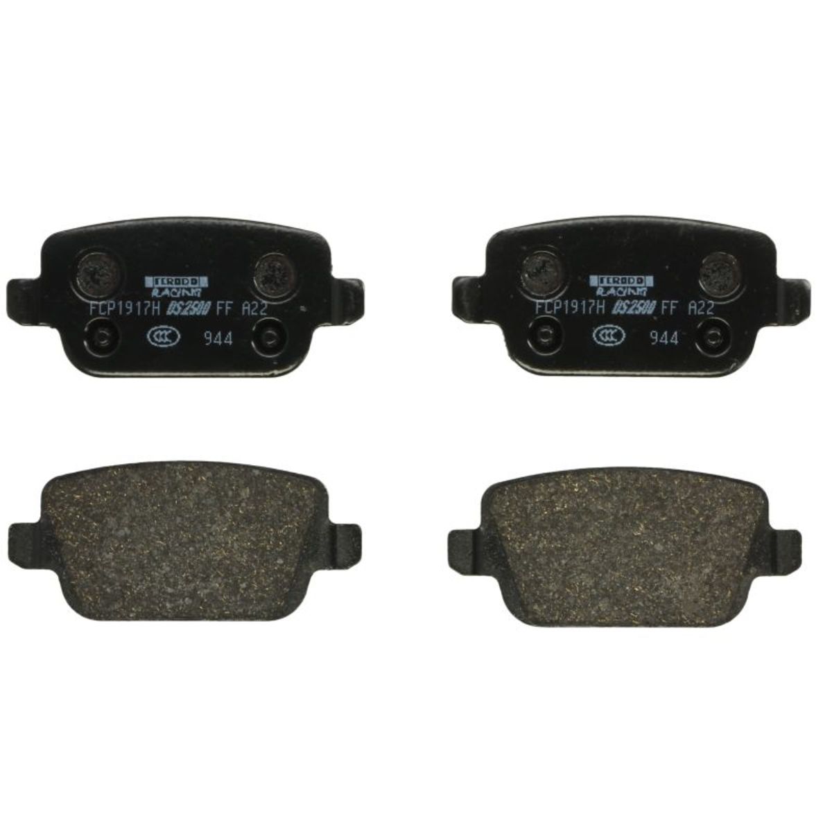Plaquettes de frein sport non homologuées FERODO FCP1917H