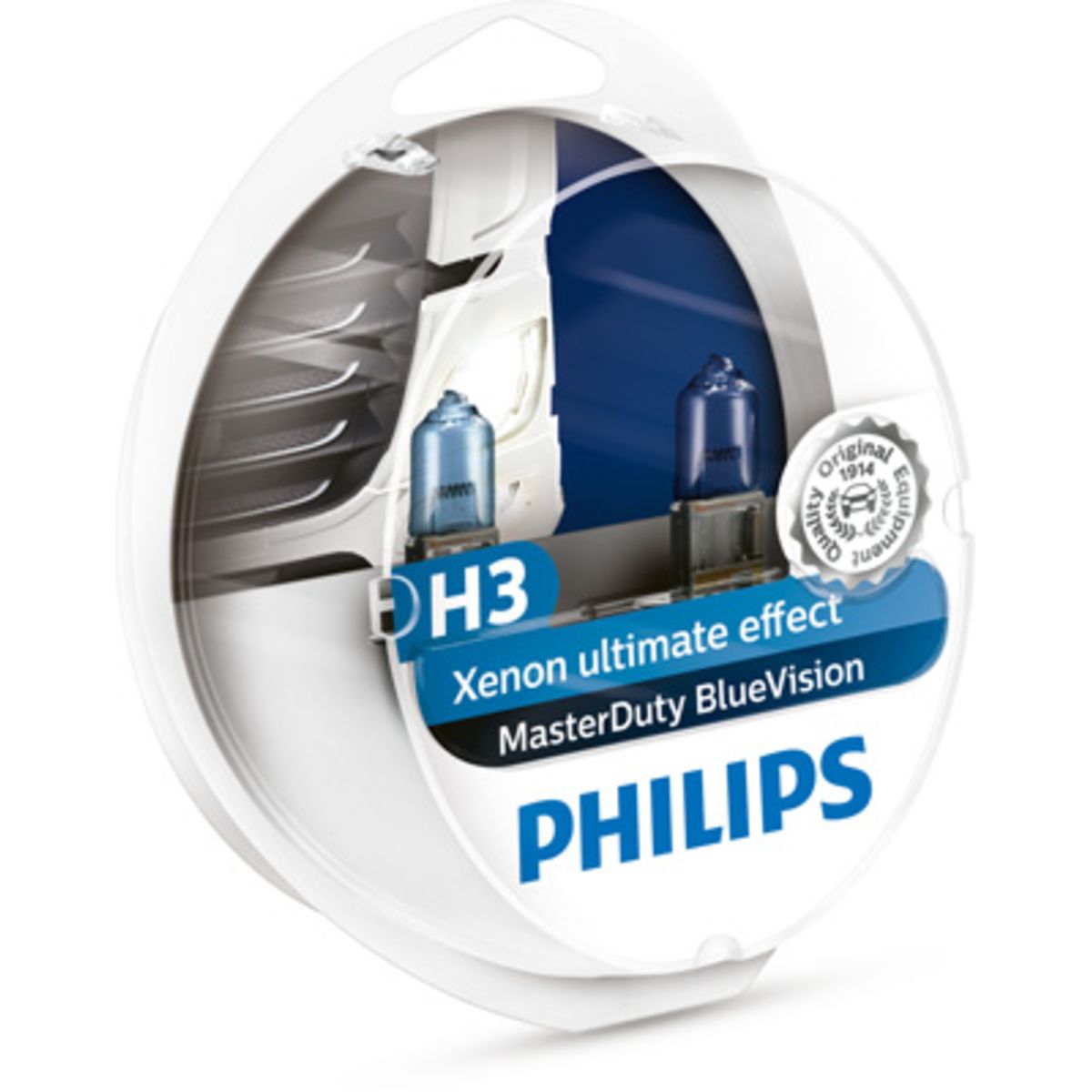 Lamp Halogeen  H3 Master Duty Blue Vision 24V/70W, 2 Stuk