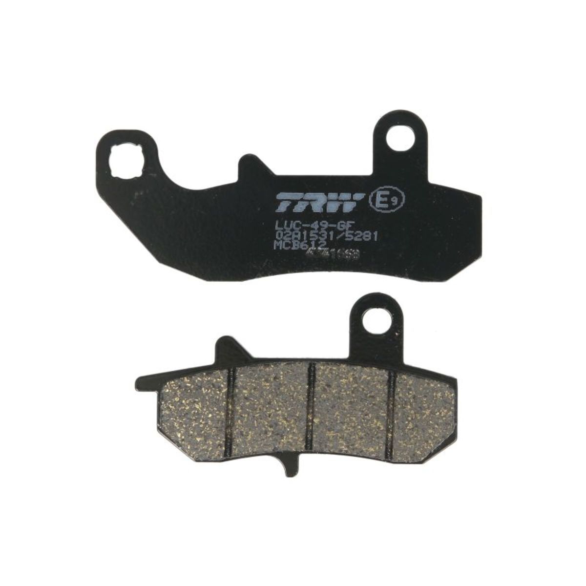 Jeu de plaquettes de frein TRW MCB612LF