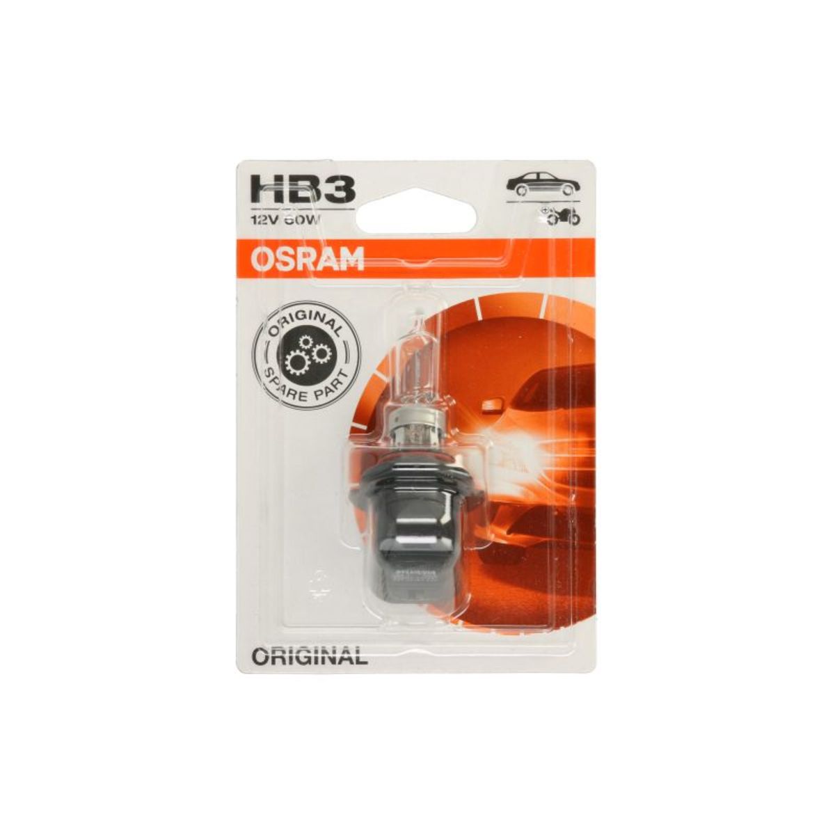 Ampoule halogène OSRAM HB3 Standard 12V, 60W