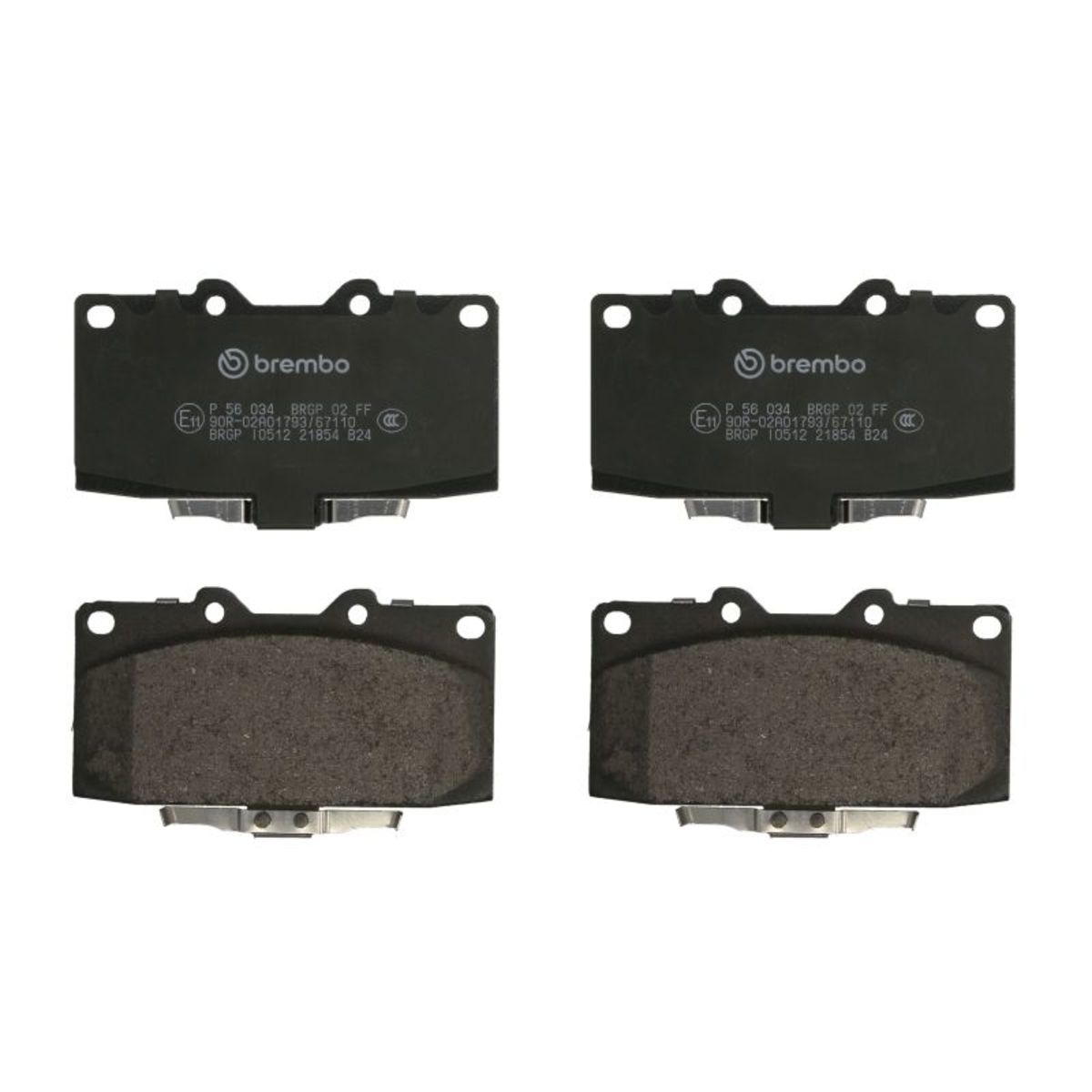 Brembo Bremsbelagsatz P 56 034