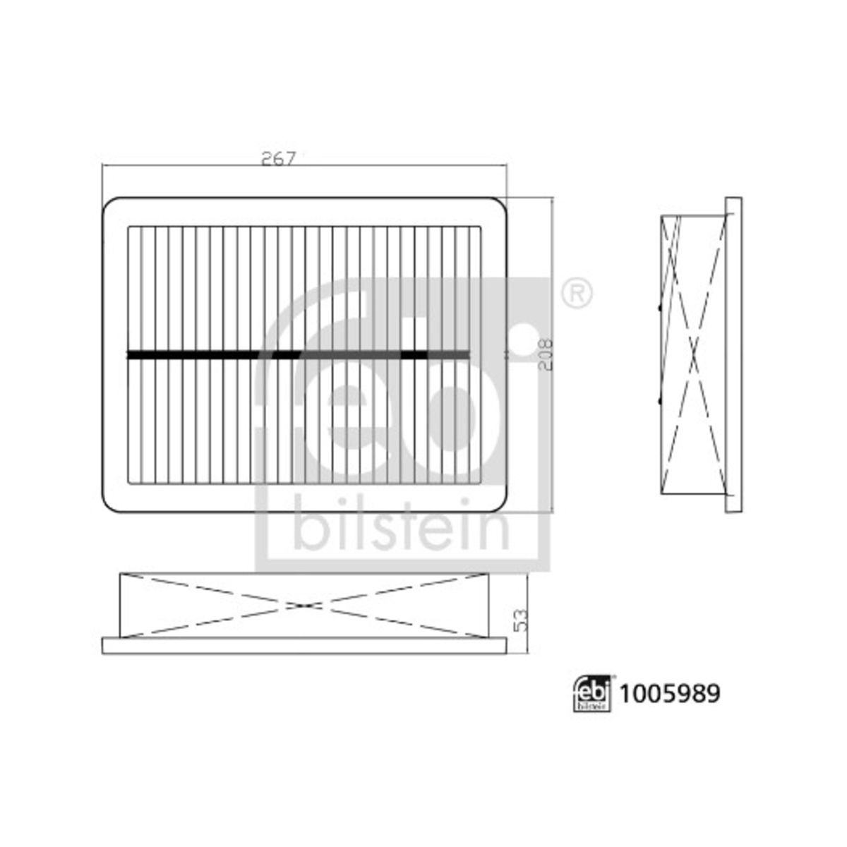 LuftFilter FEBI BILSTEIN 1005989