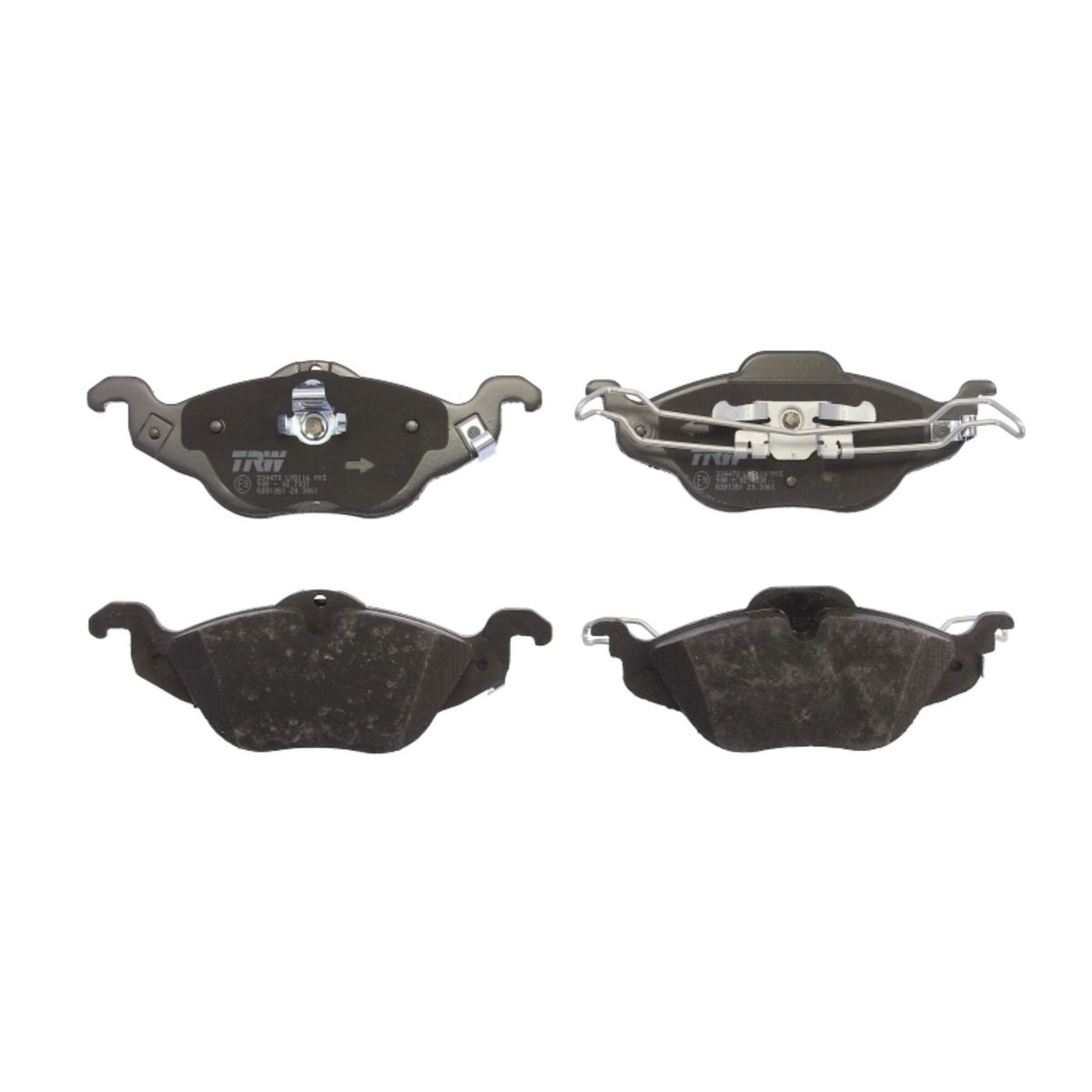 Trw Set Di Pastiglie Freno Gdb1351, Anteriore