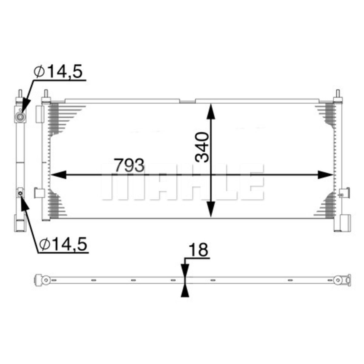 Image of Condensator, airconditioning