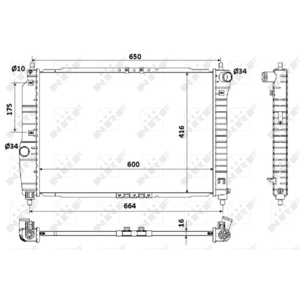 Image of Radiator, motorkoeling Economy Class