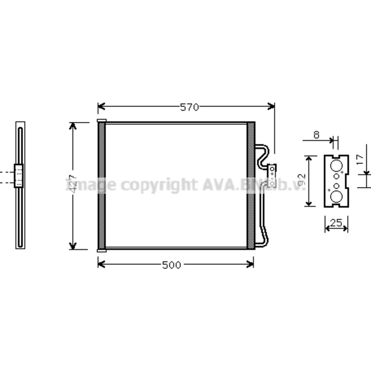 Image of Condensator, airconditioning   AVA