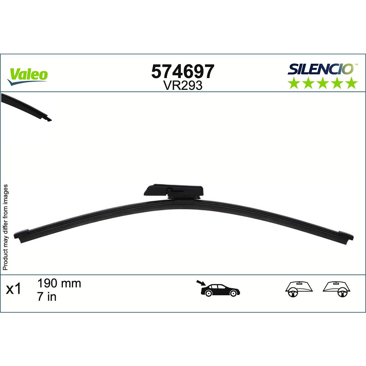 Wischblatt VALEO VAL574697 400mm, Hinten