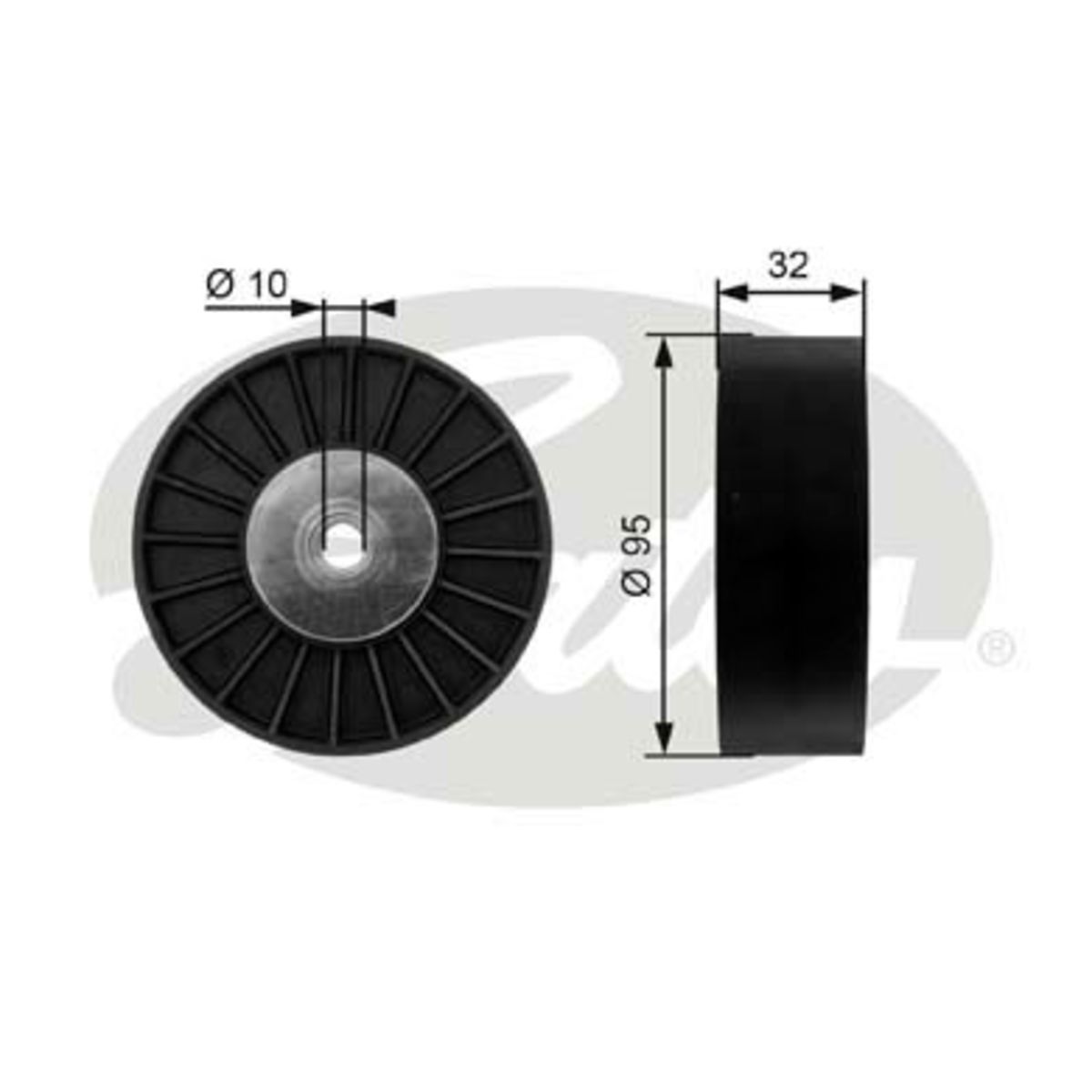 Spanrol/geleiderpoelie, V-riem FleetRunner
