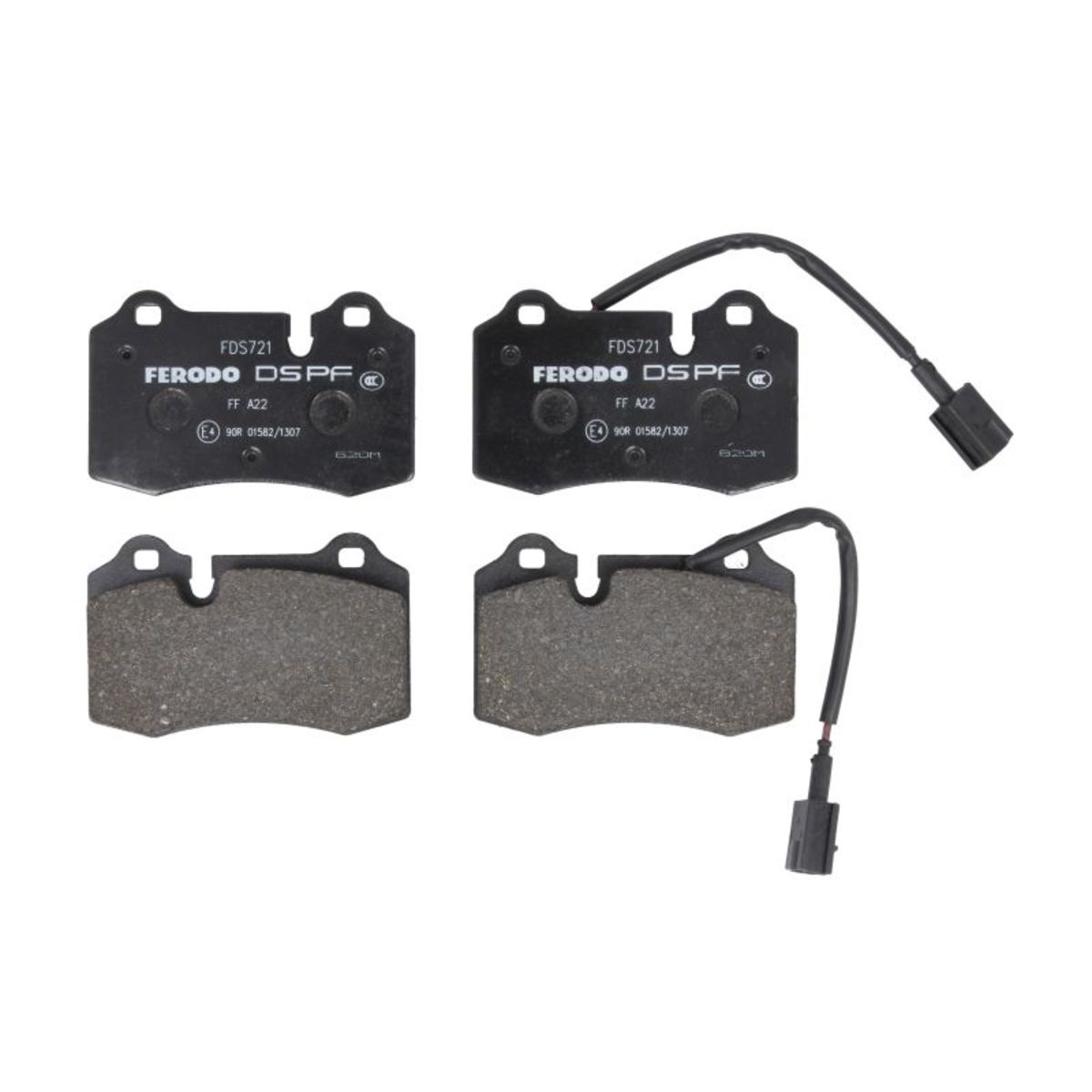 Jeu de plaquettes de frein FERODO Performance FDS721, avant