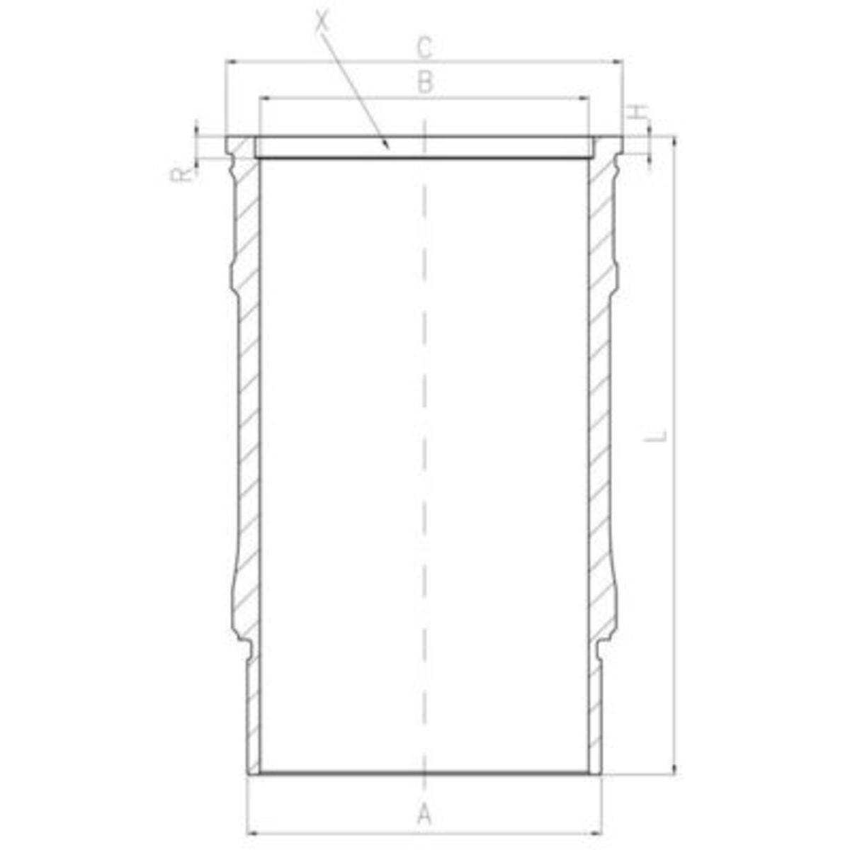 Mahle Camicia Del Cilindro 001 Lw 00143 001