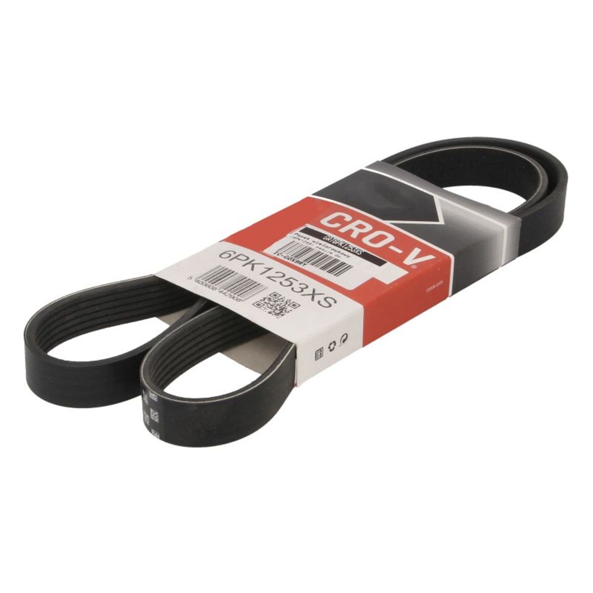 Nero Cinghia Poly-V Gates Gat6pk1253xs
