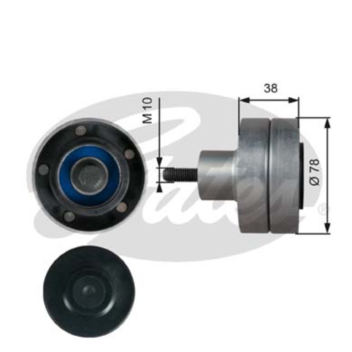 Image of Spanrol/geleiderpoelie, V-riem FleetRunner